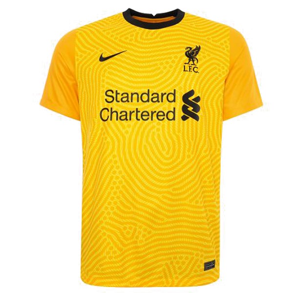 Camiseta Liverpool Replica Segunda Ropa Portero 2020/21 Amarillo